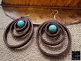 PENDIENTES EN CUERO